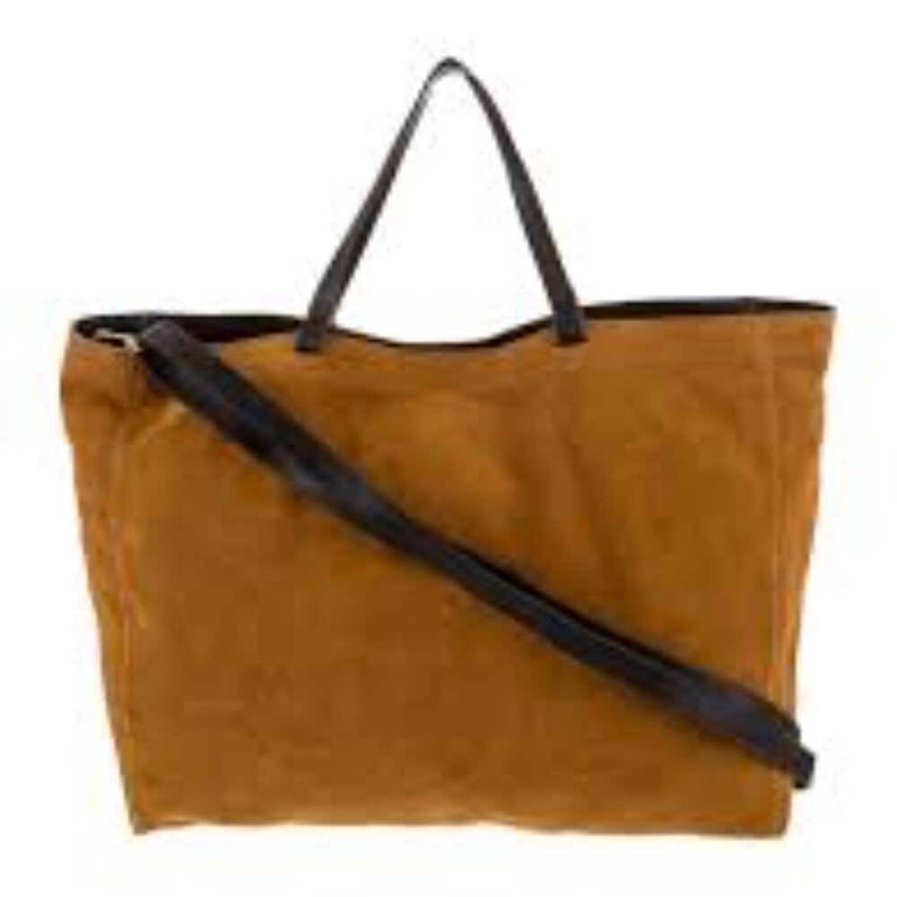 Mark & Graham Tan and Black Tote Bag